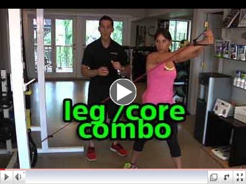 Leg and Core Combo // Time Saving Exercise