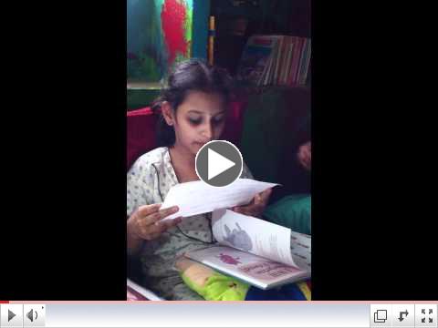 Reading Letter Written by U.S. Bookwallah Buddy