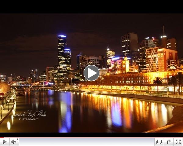 Melbourne City at Night