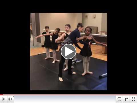New American Youth Ballet Plie Practic