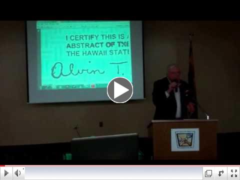 Dr. Corsi: Full Obama Eligibility Presentation; Surprise Tea Party Patriots