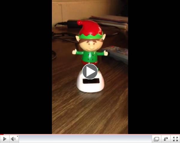Elf dancing to music coded by Girls Inc. Girls!