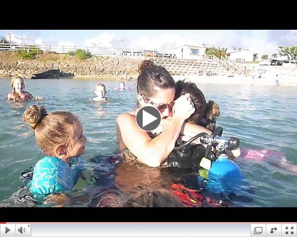 Scuba Soldier - Back From Afghanistan Early - Surprises Family