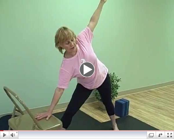 Reverse Triangle Pose (Pavritta Trikonasana)