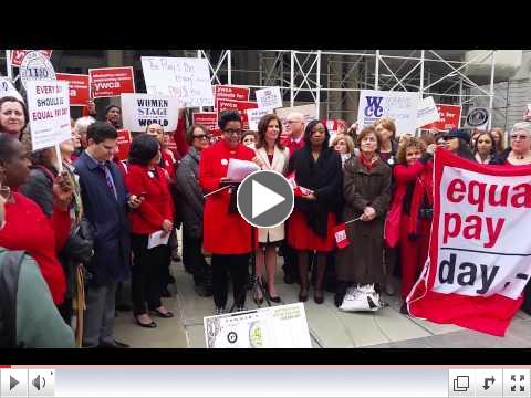 Council Member Cumbo Rallies for Equal Pay (Part 1)