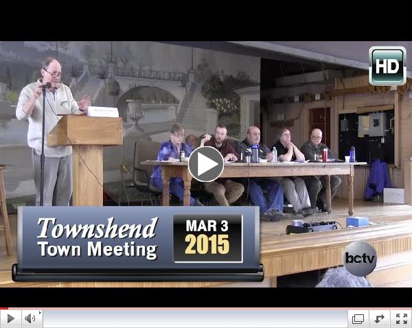 2015 Townshend Town Mtg 3/3/15
