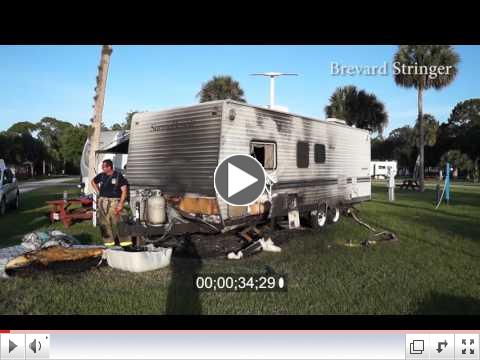 West Cocoa, Fla. RV fire 