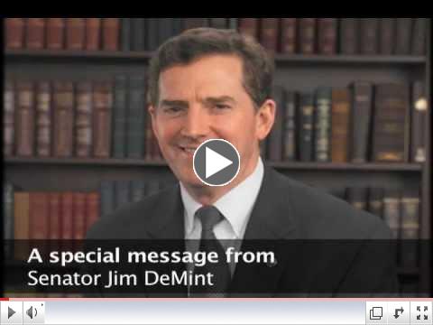 An Urgent Message from Senator Jim DeMint on the National Right to Work Act