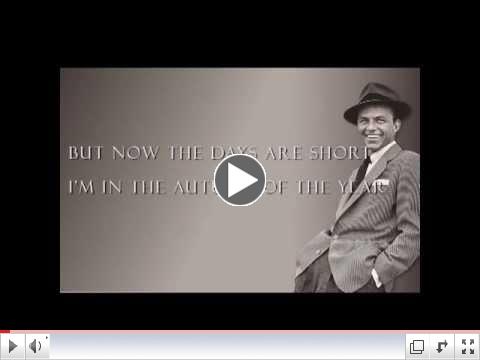 Frank Sinatra - It Was A Very Good Year (with lyrics on screen)