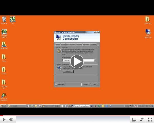 Configuring Remote Desktop for TAC Online