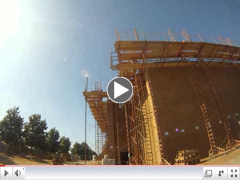 El Dorado High School Pacific Arts Plaza work in progress.