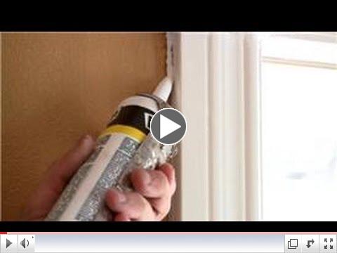 Home Help  : How to Caulk Around Doors and Windows