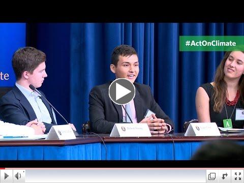 Students and Teachers Act on Climate at the White House