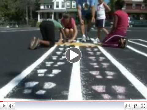 School Playground Paint Day for Peaceful Playgrounds