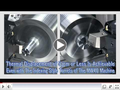 Muratec's MW40  Twin-Spindle CNC Chucker
