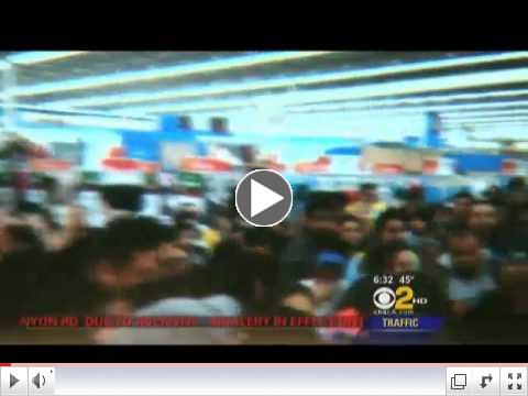 KCBS Obtains Cell Phone Video of Black Friday Pepper Spray Attack Walmart
