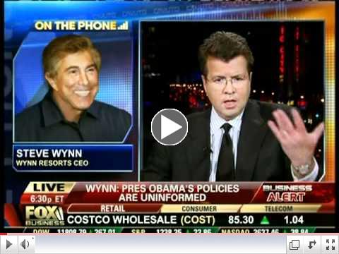 Neil Cavuto interviews Steve Wynn 10-21-11, part 1