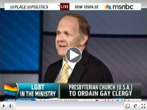 MSNBC - Presbyterian Church (USA) To Ordain Gay Clergy
