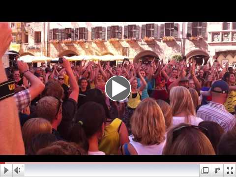 Innsbruck, Austria flash mob