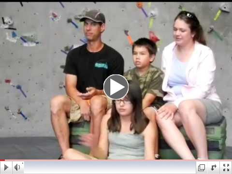 Bolen family shares about their time at the International Climber's Festival