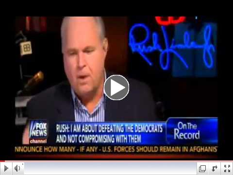 Rush Limbaugh Greta FULL Wide-Ranging Interview