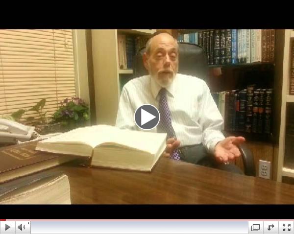 Rabbi Moshe Snow Veyeira 5774