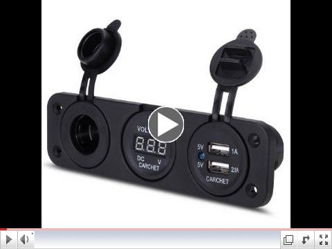 Install USB ports and voltage meter in the RV