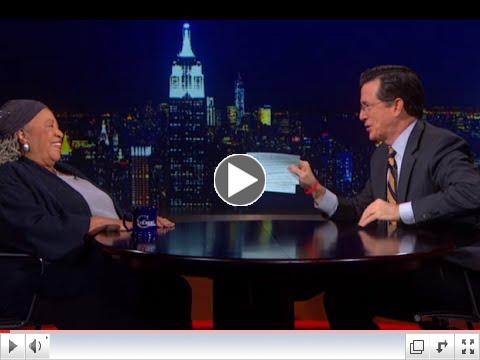 Toni Morrison completely schools Stephen Colbert on the topic of racism