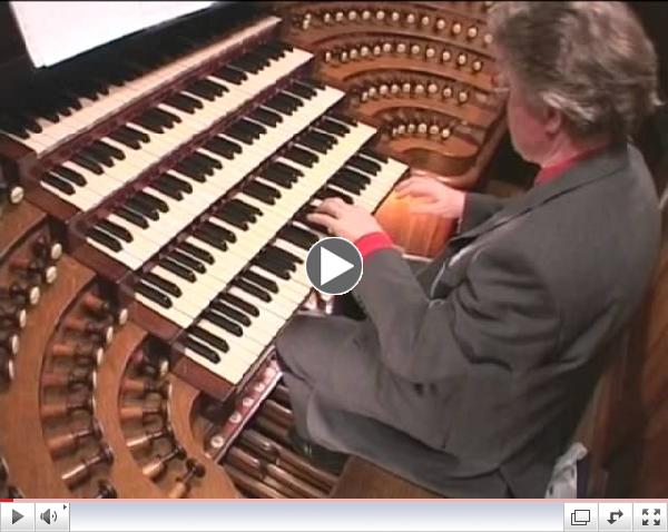 Daniel Roth - Widor 6th symphony - Allegro (organ)
