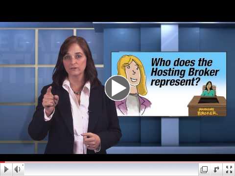 Who does the Hosting Broker represent?