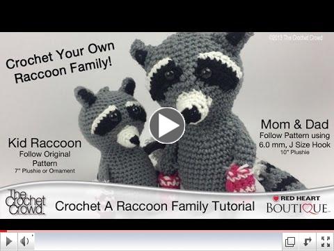 Crochet Raccoons Amigurumi Tutorial