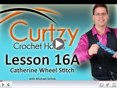 How To Crochet Catherine Wheel Stitch, Part 1 of 4