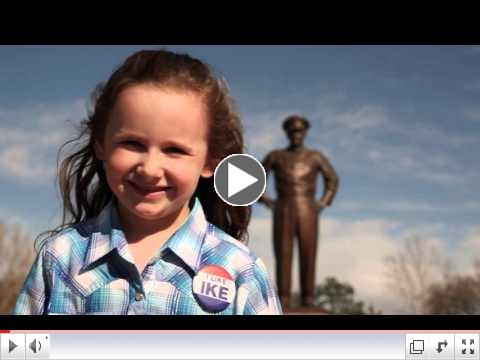 Macey Hensley Visits the Ike Library!