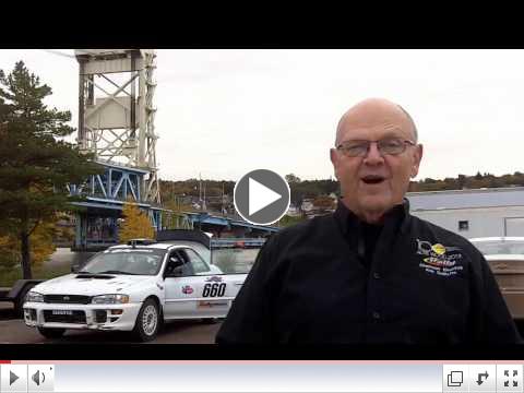 Some fun racing in the U.P....with a cameo photobomb from Alex Gelsomino, International Co-Driver Extraordinaire