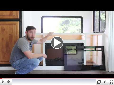 Installing TV Lift and Electric Fireplace Inside RV