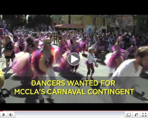 Dancers wanted for MCCLA´s carnaval Contingent 2014