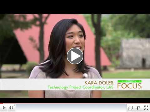 Legal Aid's Kara Doles with host Lyla Berg on Olelo's Island Focus