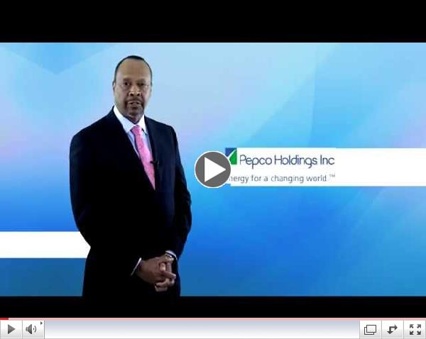 Reginald McCauley, Director of Supply Chain for Pepco Holdings Incorporated, 