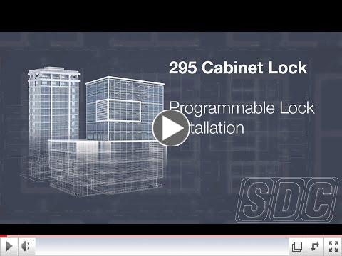 295 Programmable Cabinet Lock Installation Video