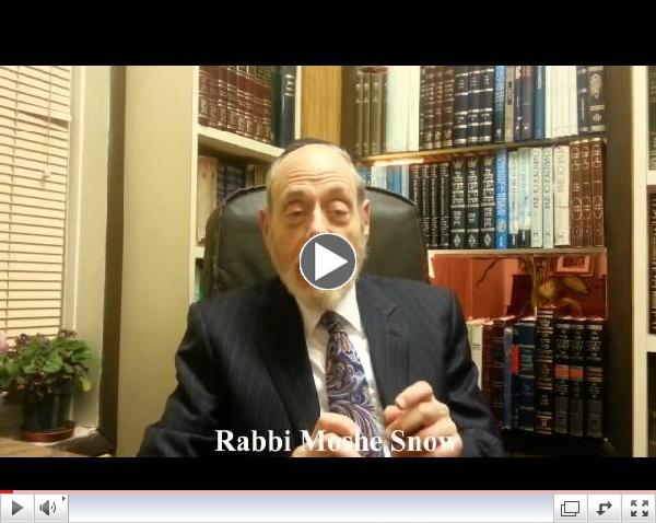 Rabbi Moshe Snow Parshas Acharei - Shabbos Hagadol