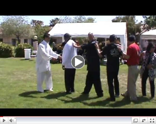 2013 World Tai Chi Qigong Day Push Hands And Fajin Demonstration in Las Vegas Nevada