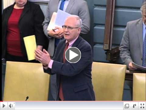 Barrett speaks on the floor of the Senate