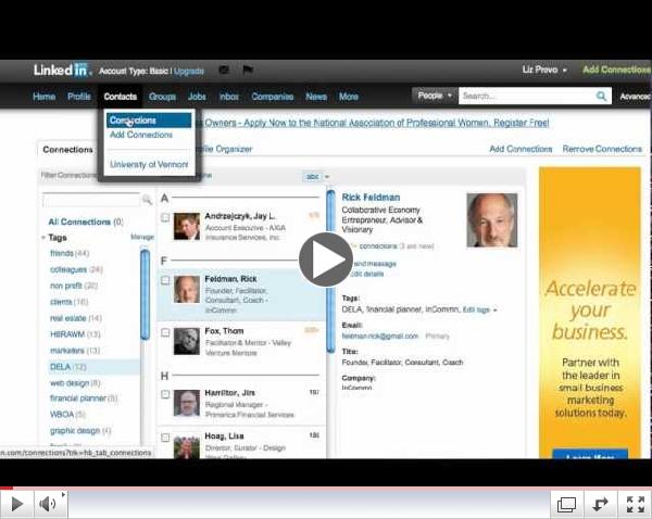 Using LinkedIn Tags To Organize Connections