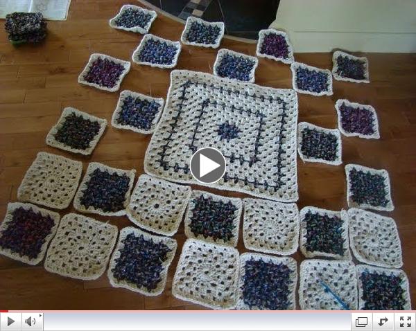 How To Crochet Zig Zag Granny Square Attaching