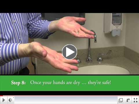 Hand hygiene instructional video