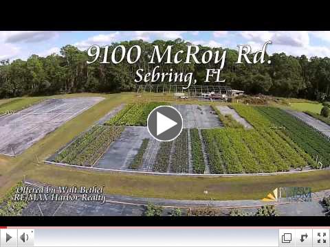 9100 McRoy Rd., Sebring Florida-Offered by Walt Bethel RE/MAX Harbor Realty
