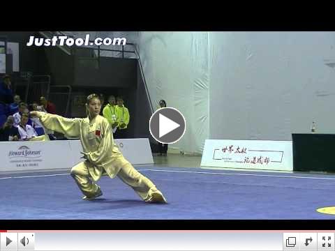 1e plaats Wereld Taijiquan kampioenschappen Haoying