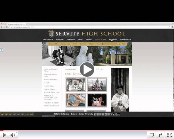 New Website Walkthrough