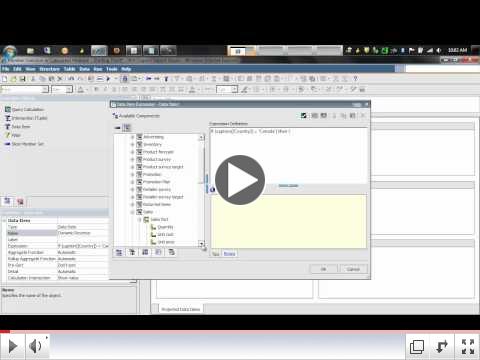 IBM Cognos BI -- Use the Member Function or a Calculated Measure to Enhance a Dimensional Report