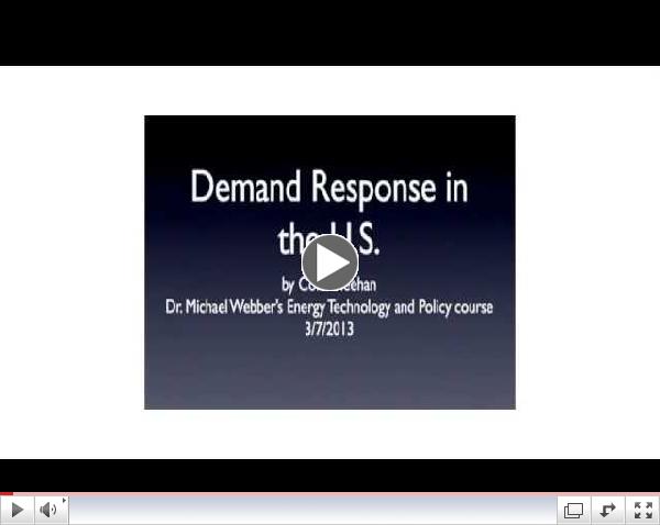 Demand Response in the US
